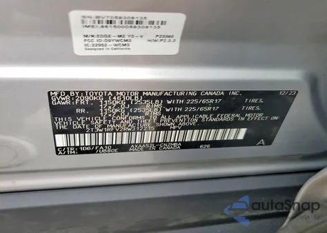 2024 Toyota Rav4 Xle from USA, damaged, VIN 2T3W1RFV2RW312215